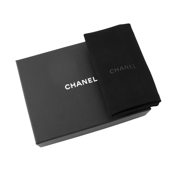 シャネル 三つ折り財布 マトラッセ ココマーク クラシック スモール フラップ ウォレット キャビアスキン AP0229 CHANEL 黒