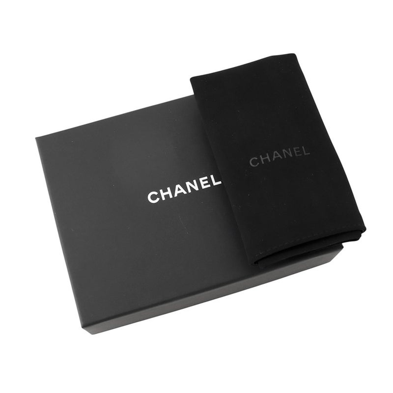 シャネル 三つ折り財布 マトラッセ ココマーク クラシック スモール フラップ ウォレット キャビアスキン AP0229 CHANEL 黒