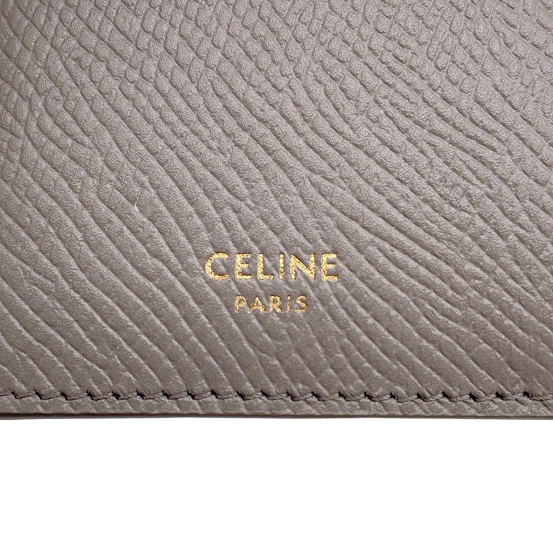 セリーヌ コインケース フラグメントケース グレインドカーフレザー ロゴ 10B683BEL CELINE カード入れ