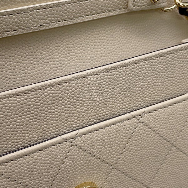 シャネル チェーンウォレット ココマーク キャビアスキン AP5455 CHANEL 財布 黒