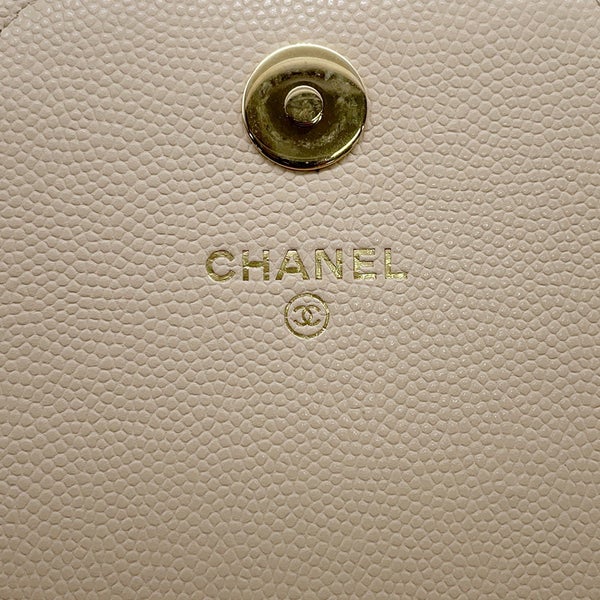 シャネル チェーンウォレット ココマーク キャビアスキン AP5455 CHANEL 財布 黒