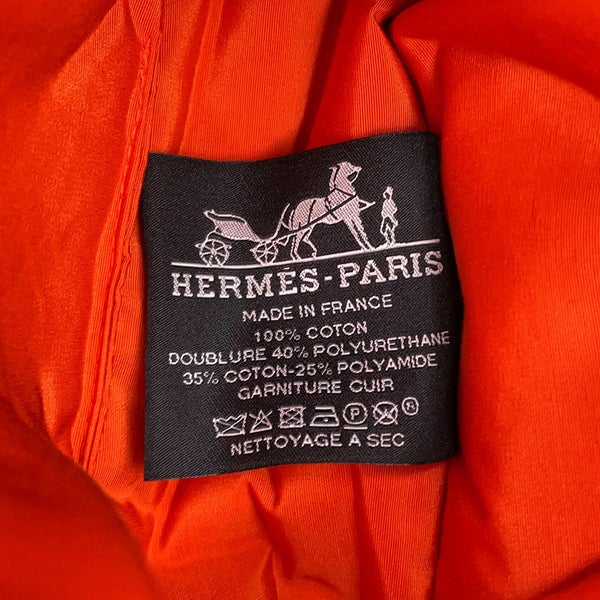 エルメス ポーチ ボリードポーチ ミニミニ ブラック/シルバー金具 コットン HERMES 小物入れ 黒