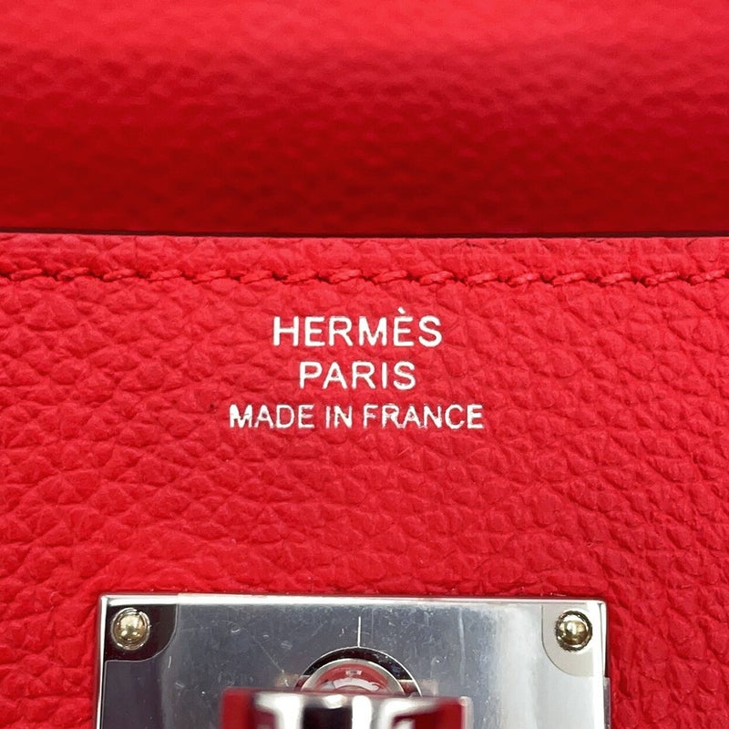 エルメス ケリーウォレット ロング トゥーゴー ルージュラデュー/シルバー金具 エバーカラー K刻印 財布