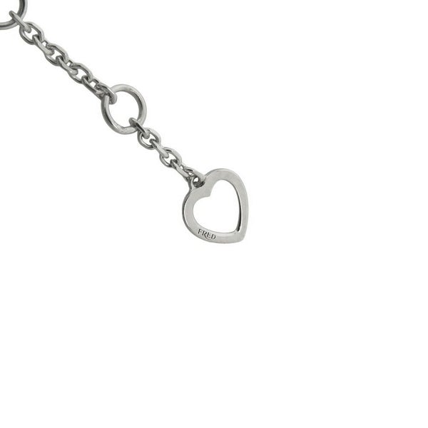 フレッド ブレスレット プリティウーマン XSモデル ダイヤモンド 0.03ct K18WG 6B1091 FRED ジュエリー