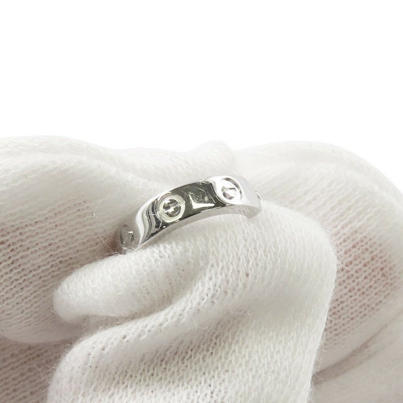 カルティエ ピアス ミニラブ フープ ピアス スモールモデル SM K18WGホワイトゴールド B8028900 Cartier