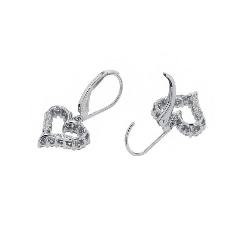 ティファニー ピアス センチメンタル ハート ダイヤモンド Pt950 Tiffany&Co. ジュエリー