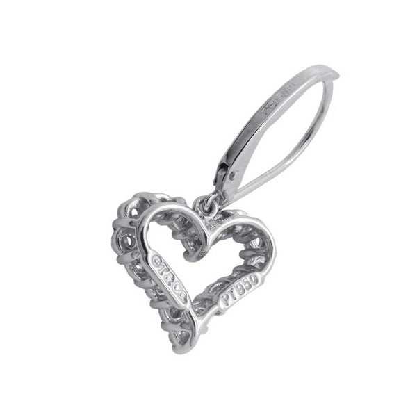 ティファニー ピアス センチメンタル ハート ダイヤモンド Pt950 Tiffany&Co. ジュエリー