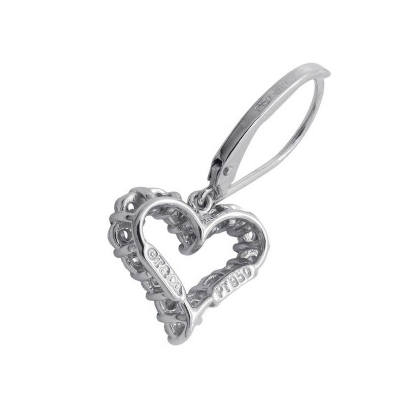 ティファニー ピアス センチメンタル ハート ダイヤモンド Pt950 Tiffany&Co. ジュエリー