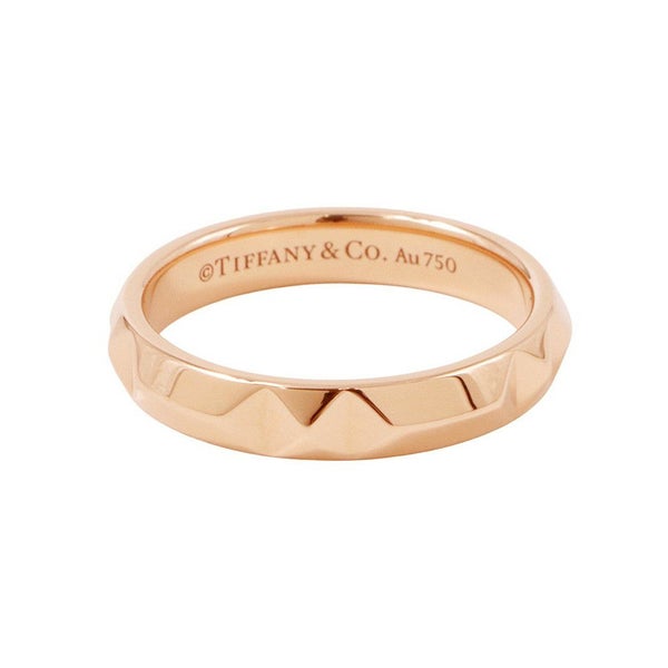 ティファニー リング トゥルー バンド リング K18PGピンクーゴールド リングサイズ約19号 68652588 Tiffany&Co. 指輪
