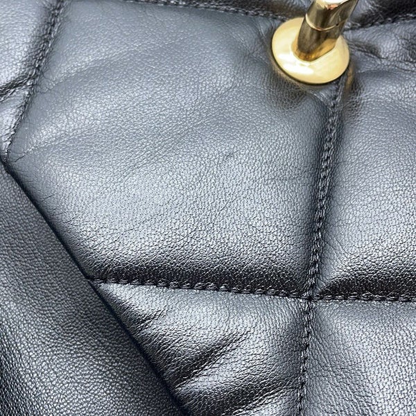 シャネル チェーンショルダーバッグ 19 フラップ バッグ ココマーク ラムスキン AS1160 CHANEL 2way 黒