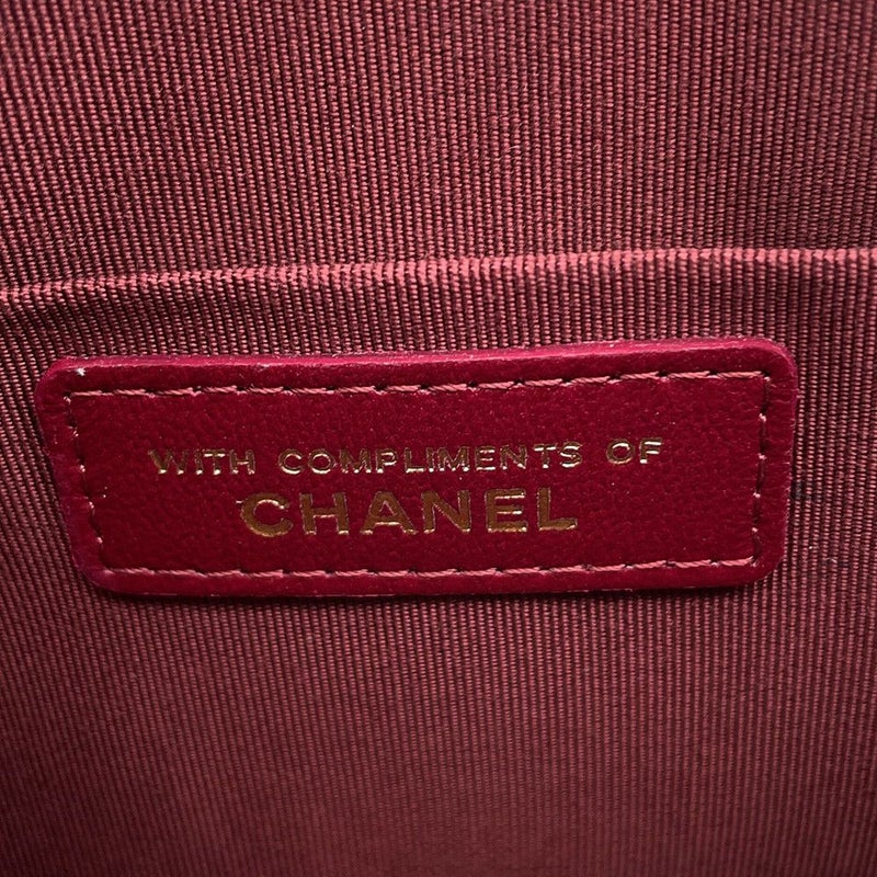 シャネル ノベルティ ポーチ ココマーク ベルベット CHANEL イヤーズギフト