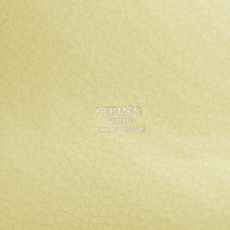 エルメス ハンドバッグ ピコタンロックMM ジョーヌミルトン/シルバー金具 トリヨンクレマンス K刻印