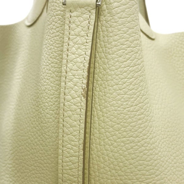 エルメス ハンドバッグ ピコタンロックMM ジョーヌミルトン/シルバー金具 トリヨンクレマンス K刻印