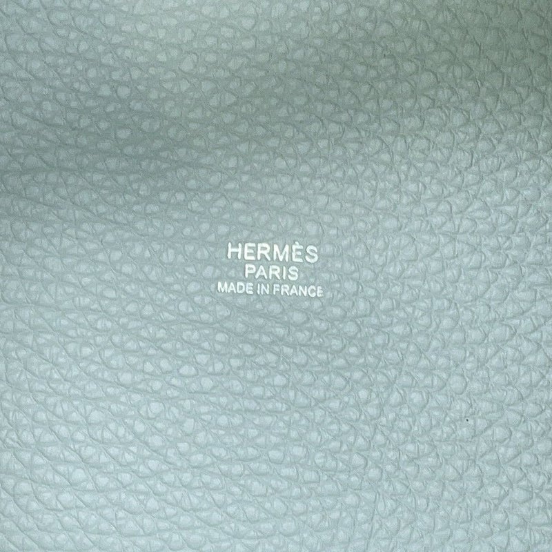 エルメス ハンドバッグ ピコタンロックPM ブルーペール/シルバー金具 トリヨンクレマンス W刻印 HERMES トートバッグ