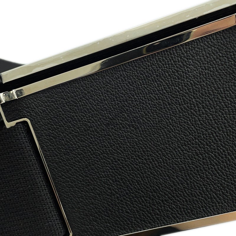 エルメス ショルダーバッグ ゲタ ブラック/シルバー金具 シェブルミゾル W刻印 HERMES 黒
