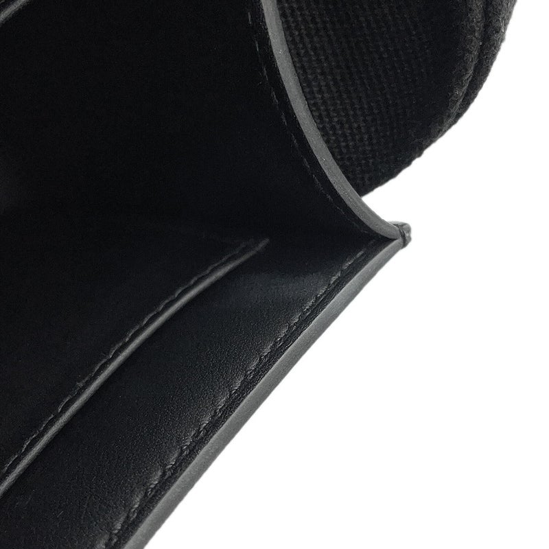 エルメス ショルダーバッグ ゲタ ブラック/シルバー金具 シェブルミゾル W刻印 HERMES 黒