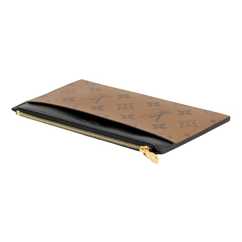 ルイヴィトン 財布 モノグラム・リバース スリムパース M80390 LOUIS VUITTON ヴィトン ブラック 黒