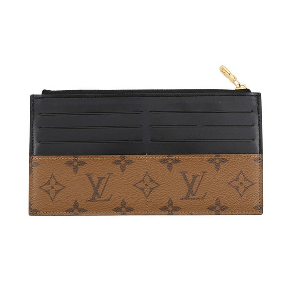 ルイヴィトン 財布 モノグラム・リバース スリムパース M80390 LOUIS VUITTON ヴィトン ブラック 黒