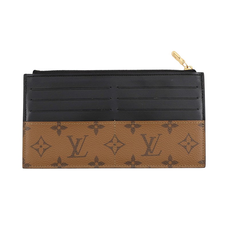 ルイヴィトン 財布 モノグラム・リバース スリムパース M80390 LOUIS VUITTON ヴィトン ブラック 黒