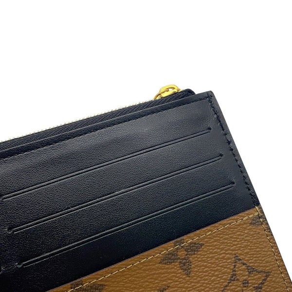 ルイヴィトン 財布 モノグラム・リバース スリムパース M80390 LOUIS VUITTON ヴィトン ブラック 黒