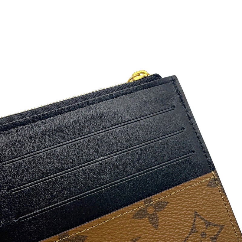 ルイヴィトン 財布 モノグラム・リバース スリムパース M80390 LOUIS VUITTON ヴィトン ブラック 黒
