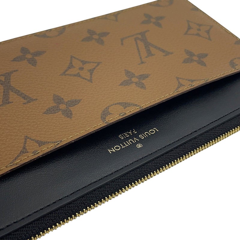 ルイヴィトン 財布 モノグラム・リバース スリムパース M80390 LOUIS VUITTON ヴィトン ブラック 黒
