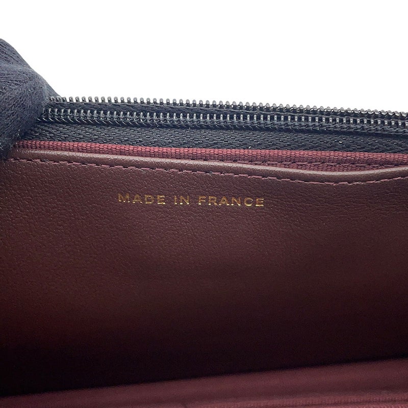 シャネル チェーンウォレット クラシック マトラッセ ココマーク ラムスキン AP0250 CHANEL 財布 ブラック 黒