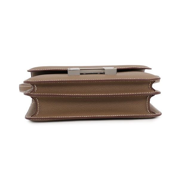 エルメス ショルダーバッグ ミニ コンスタンス3 エトゥープ/シルバー金具 エプソン G刻印 HERMES Constance