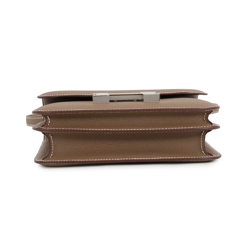 エルメス ショルダーバッグ ミニ コンスタンス3 エトゥープ/シルバー金具 エプソン G刻印 HERMES Constance