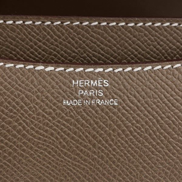 エルメス ショルダーバッグ ミニ コンスタンス3 エトゥープ/シルバー金具 エプソン G刻印 HERMES Constance