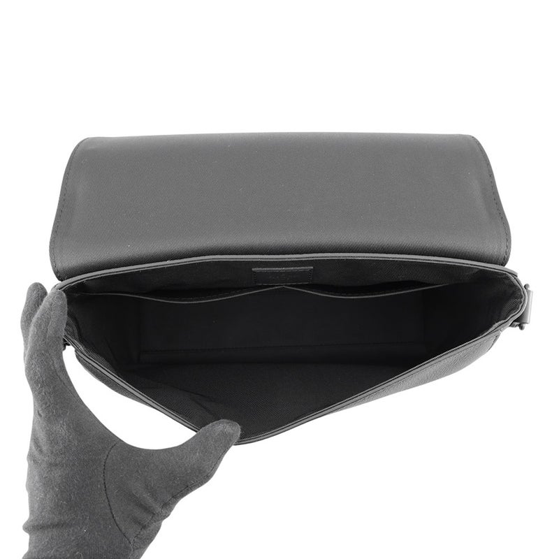 ルイヴィトン ショルダーバッグ グレインレザー テイクオフ・メッセンジャー M57080 LOUIS VUITTON ヴィトン 黒 ブラック