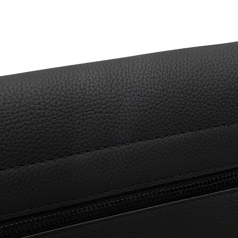 ルイヴィトン ショルダーバッグ グレインレザー テイクオフ・メッセンジャー M57080 LOUIS VUITTON ヴィトン 黒 ブラック