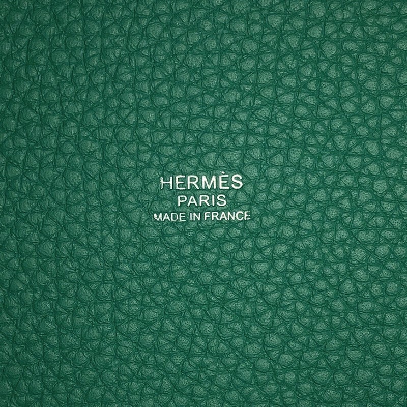 エルメス ハンドバッグ ピコタンロックPM ヴェールヴェルティゴ/シルバー金具 トリヨンクレマンス G刻印 HERMES トートバッグ