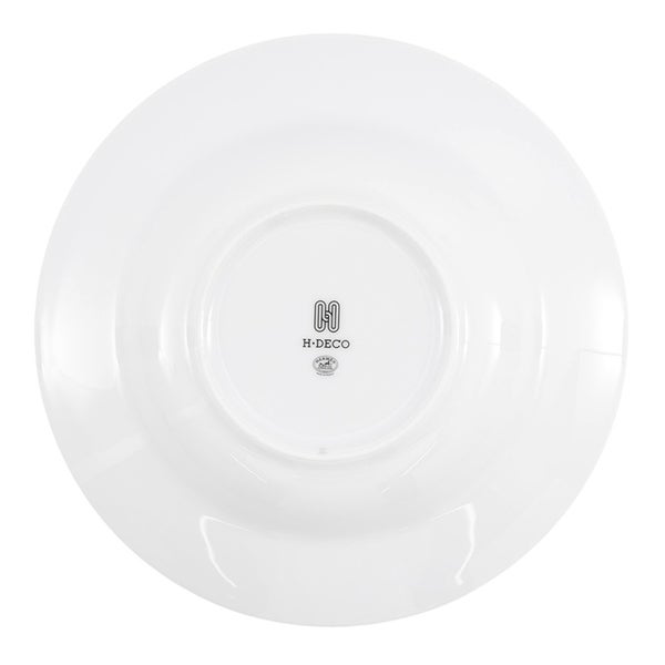 エルメス スーププレート Hデコ 2枚セット HERMES 陶器 食器 白 黒