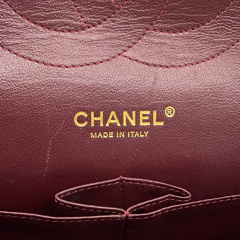 シャネル チェーンショルダーバッグ マトラッセ30 ココマーク デカマト キャビアスキン A58600 CHANEL 黒