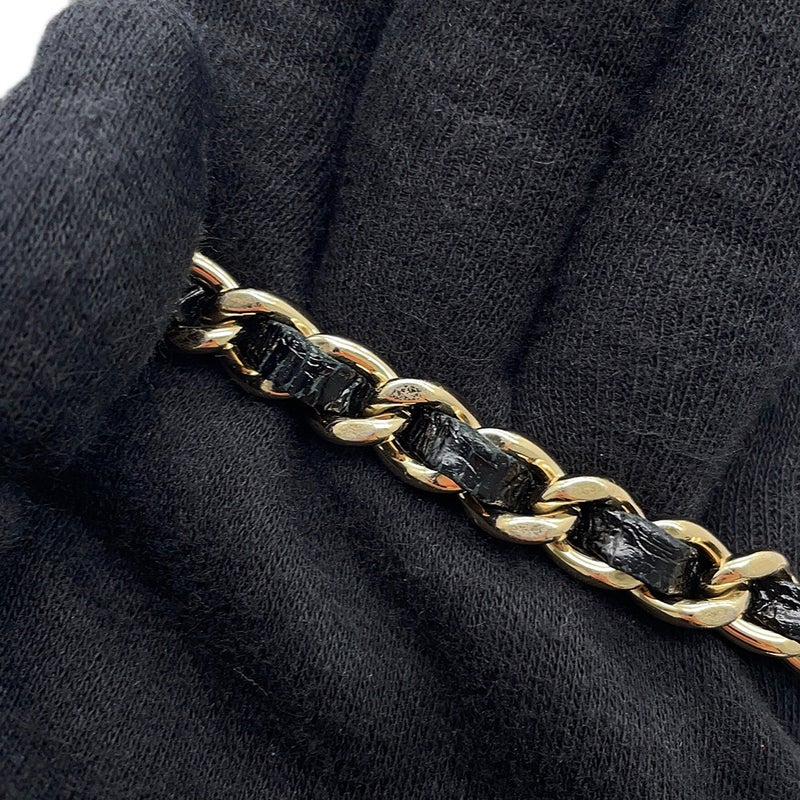 シャネル チェーンショルダーバッグ ココマーク マトラッセ ラムスキン AP3875 CHANEL チェーンクラッチ 黒