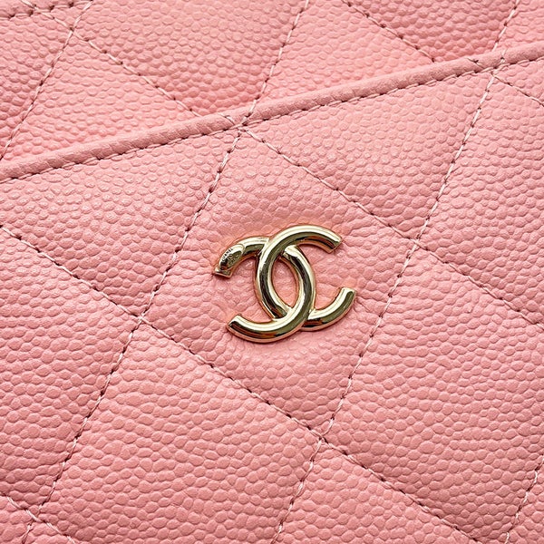 シャネル チェーンショルダーバッグ ココマーク マトラッセ バニティ キャビアスキン AP4778 CHANEL