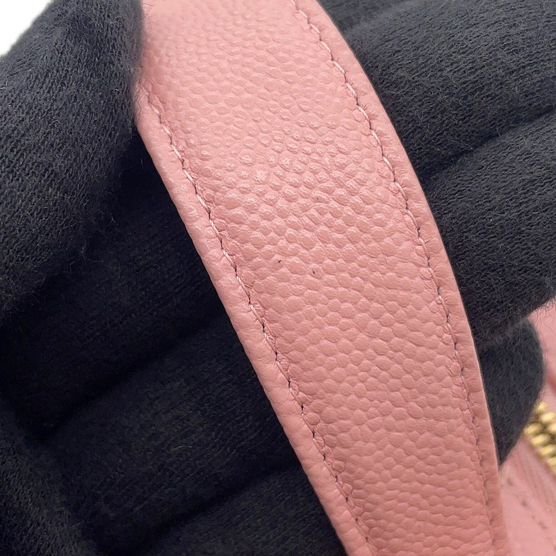 シャネル チェーンショルダーバッグ ココマーク マトラッセ バニティ キャビアスキン AP4778 CHANEL