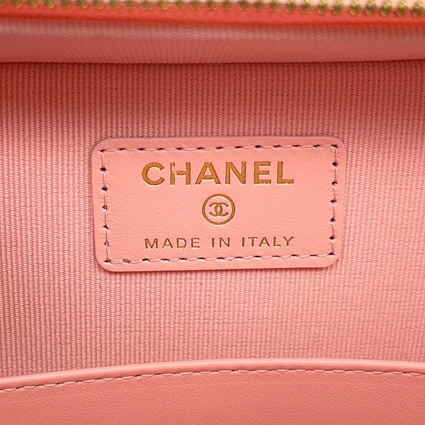 シャネル チェーンショルダーバッグ ココマーク マトラッセ バニティ キャビアスキン AP4778 CHANEL