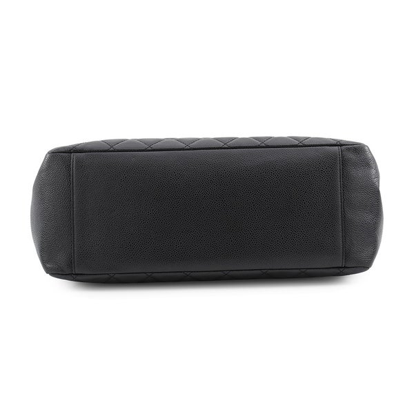 シャネル チェーントートバッグ ココマーク マトラッセ GST キャビアスキン A50995 CHANEL ショルダーバッグ 黒