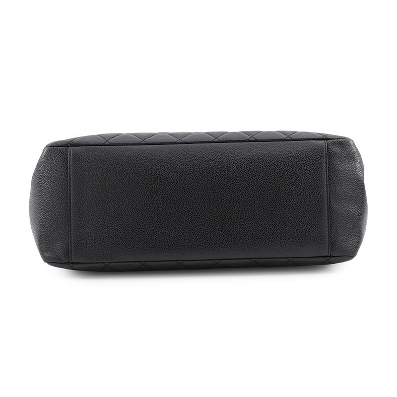 シャネル チェーントートバッグ ココマーク マトラッセ GST キャビアスキン A50995 CHANEL ショルダーバッグ 黒