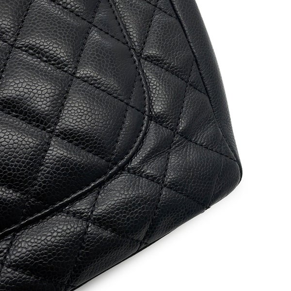 シャネル チェーントートバッグ ココマーク マトラッセ GST キャビアスキン A50995 CHANEL ショルダーバッグ 黒