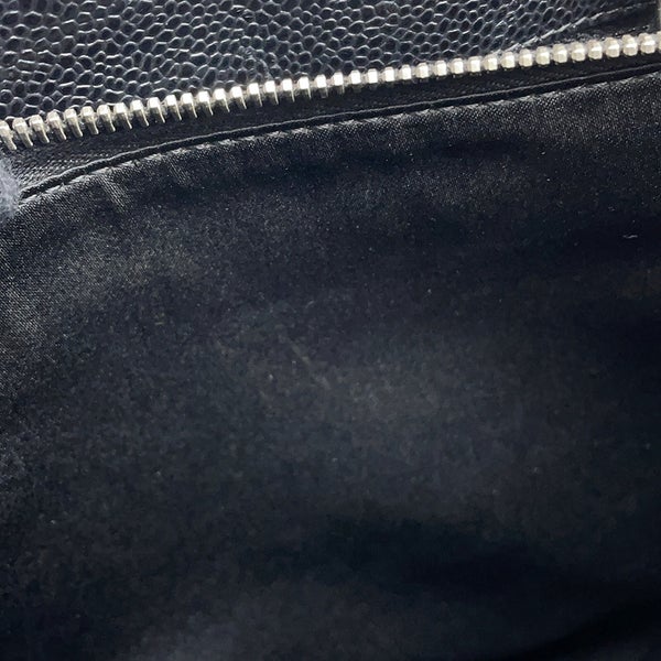 シャネル チェーントートバッグ ココマーク マトラッセ GST キャビアスキン A50995 CHANEL ショルダーバッグ 黒