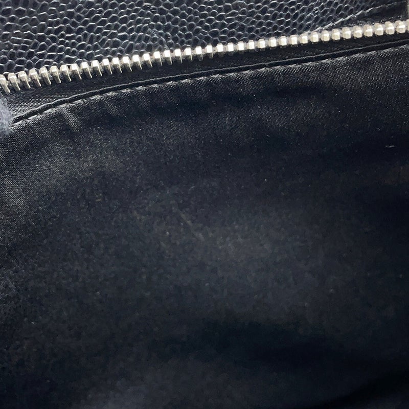 シャネル チェーントートバッグ ココマーク マトラッセ GST キャビアスキン A50995 CHANEL ショルダーバッグ 黒