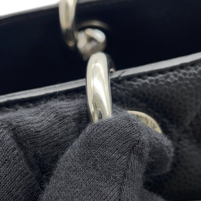 シャネル チェーントートバッグ ココマーク マトラッセ GST キャビアスキン A50995 CHANEL ショルダーバッグ 黒