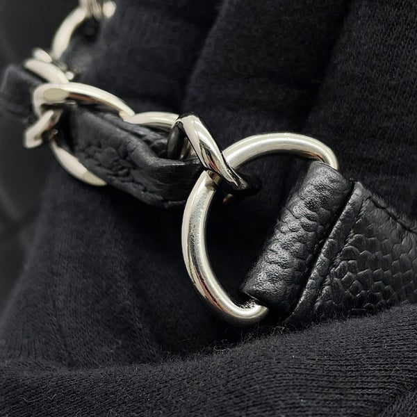 シャネル チェーントートバッグ ココマーク マトラッセ GST キャビアスキン A50995 CHANEL ショルダーバッグ 黒
