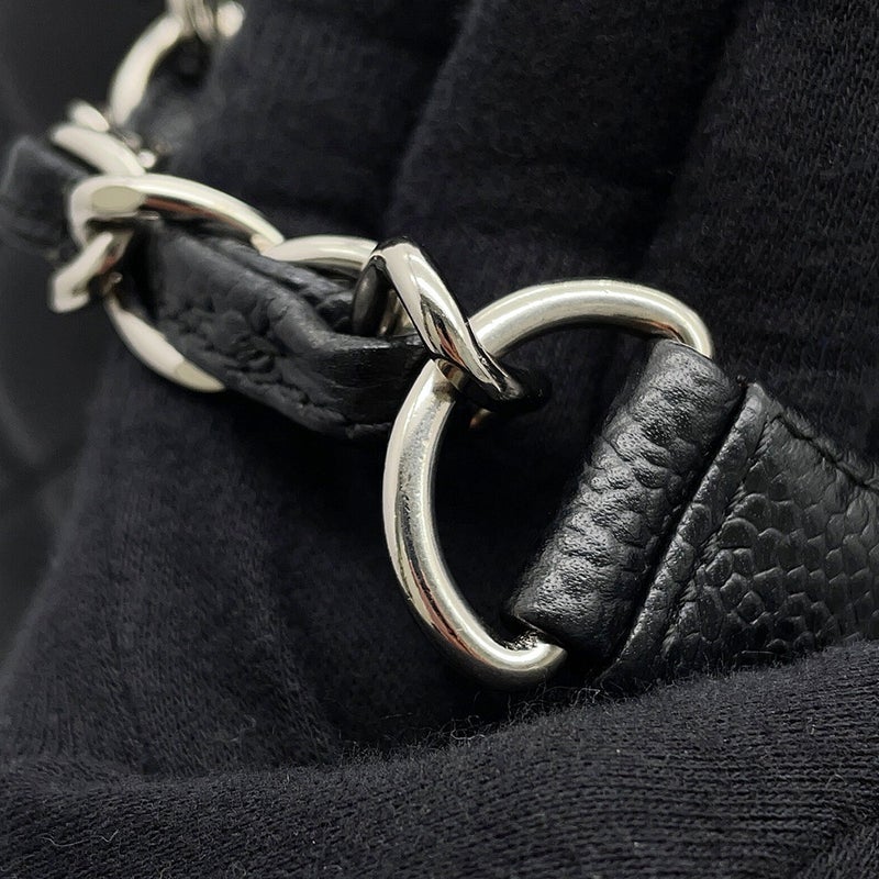 シャネル チェーントートバッグ ココマーク マトラッセ GST キャビアスキン A50995 CHANEL ショルダーバッグ 黒