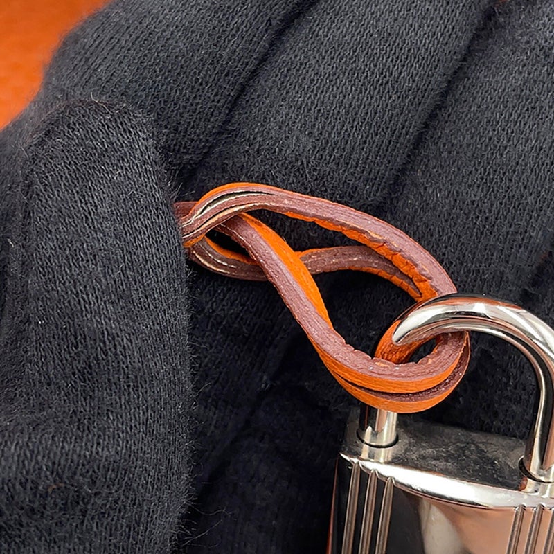 エルメス ハンドバッグ ボリード31 オレンジ/シルバー金具 トリヨンクレマンス □Q刻印 2wayショルダーバッグ