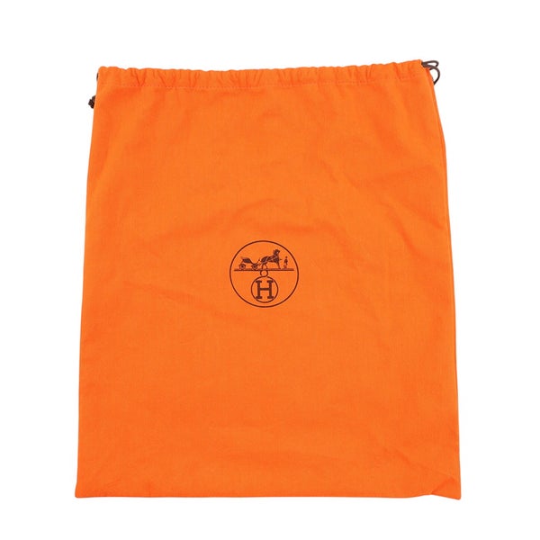 エルメス ハンドバッグ プリュム ミニ オレンジ/シルバー金具 シェブルミゾル □H刻印 HERMES バッグ シェーブル