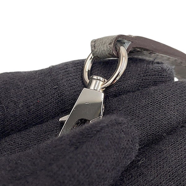 エルメス ハンドバッグ ミニケリー2 外縫い グリメイヤー /グリパール/シルバー金具 オーストリッチ W刻印 HERMES Kelly 2way